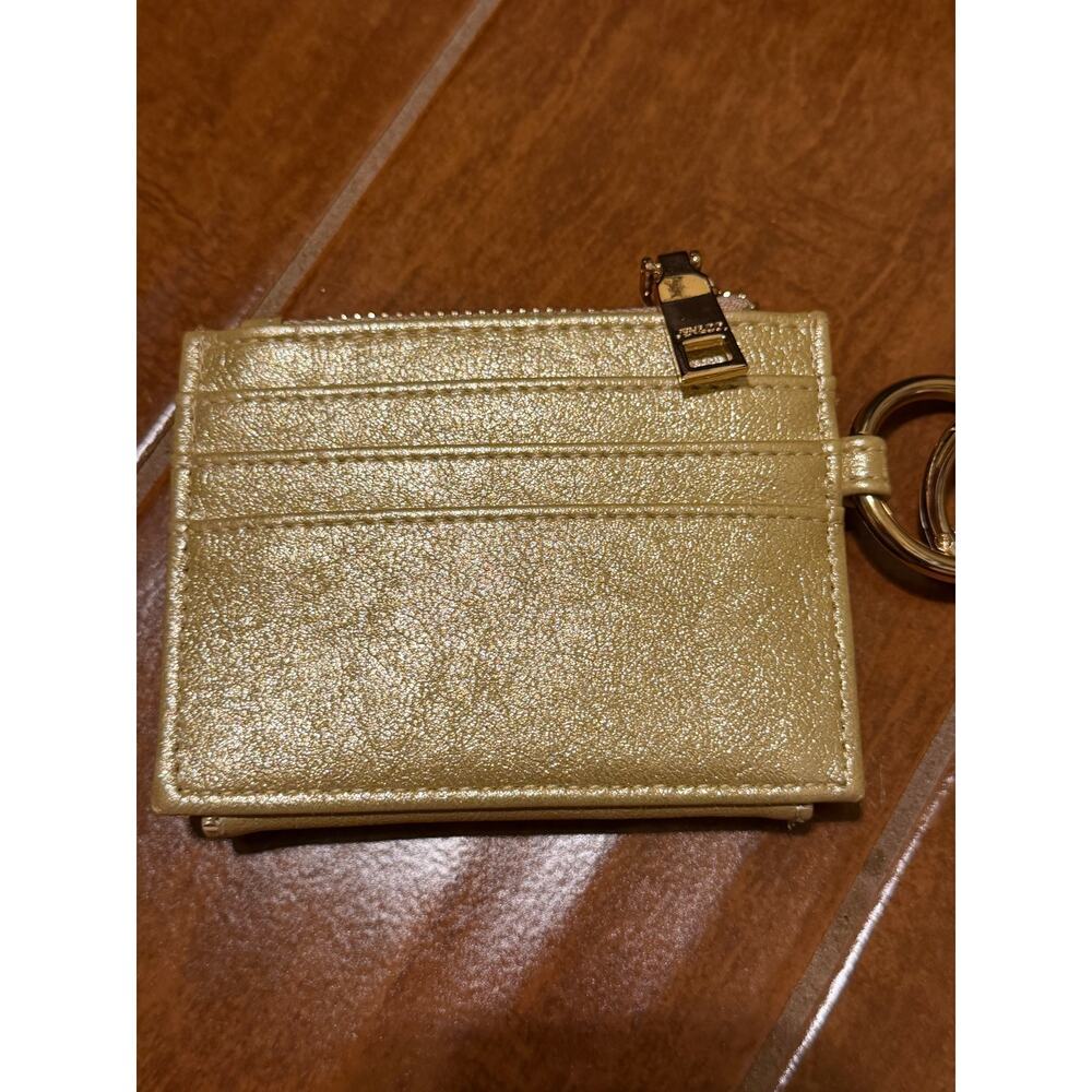 Jen & Co Gold Wristlet Wallet Card Holder With Keyring - Picture 4 of 7